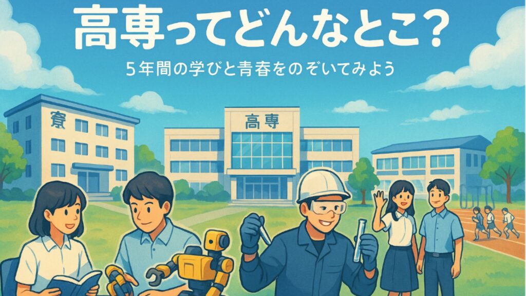 高専とは？卒業生が他の学校との違いから解説！｜15歳からの5年一貫教育 | 寮ラボ