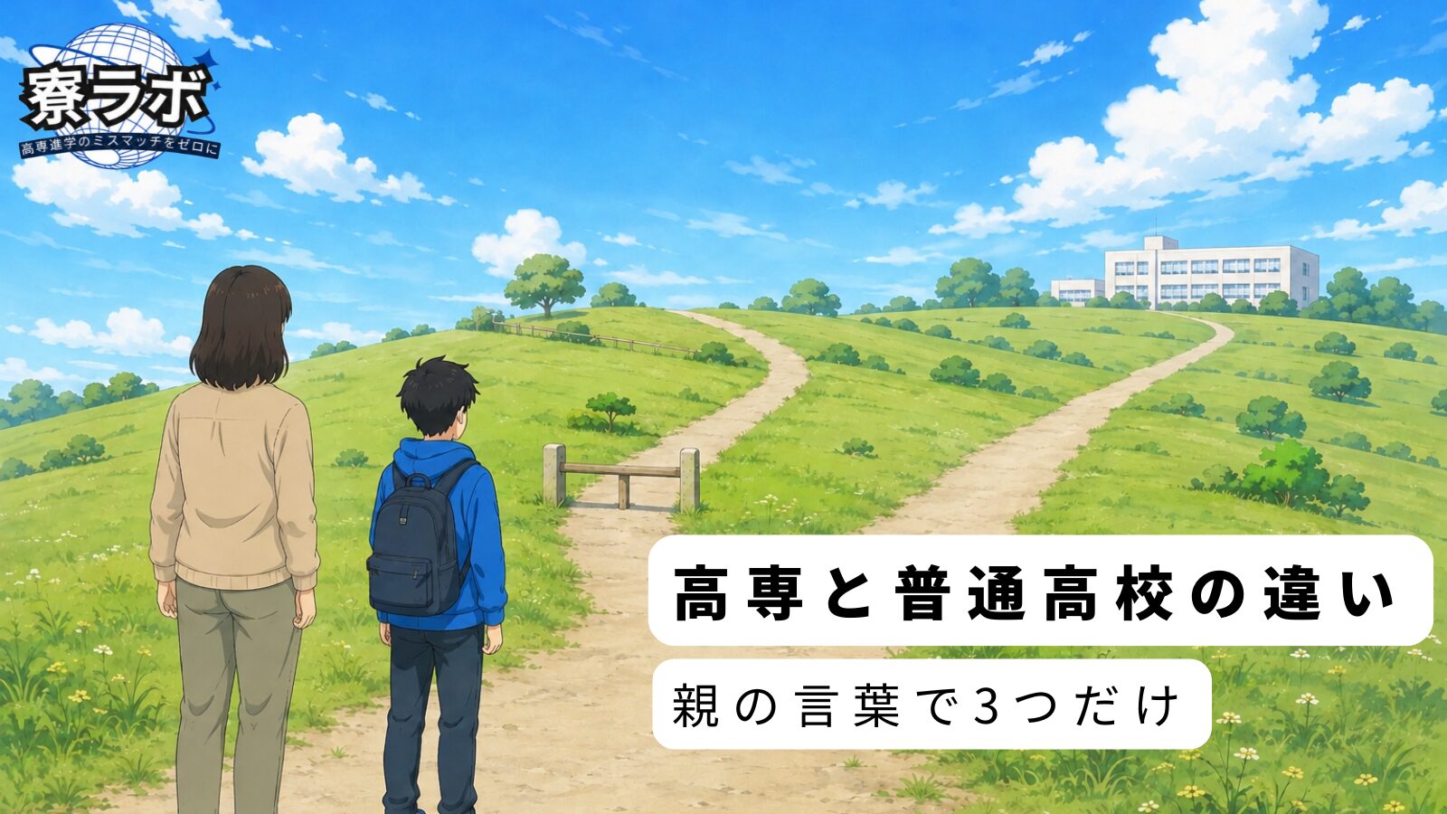 高専と普通高校の違いを、親の言葉で3つだけ