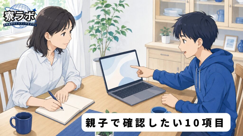 親子で確認したい10項目