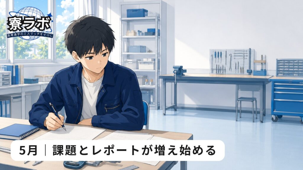 5月|課題とレポートが増え始める