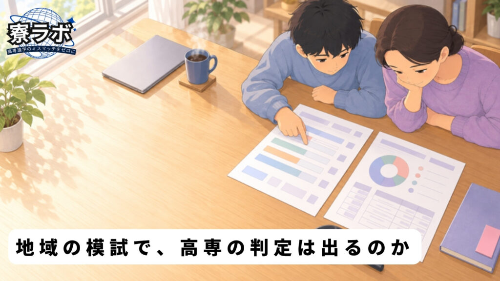 地域の模試で、高専の判定は出るのか