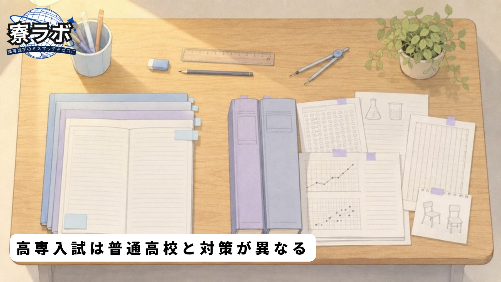 高専入試は普通高校と対策が異なる